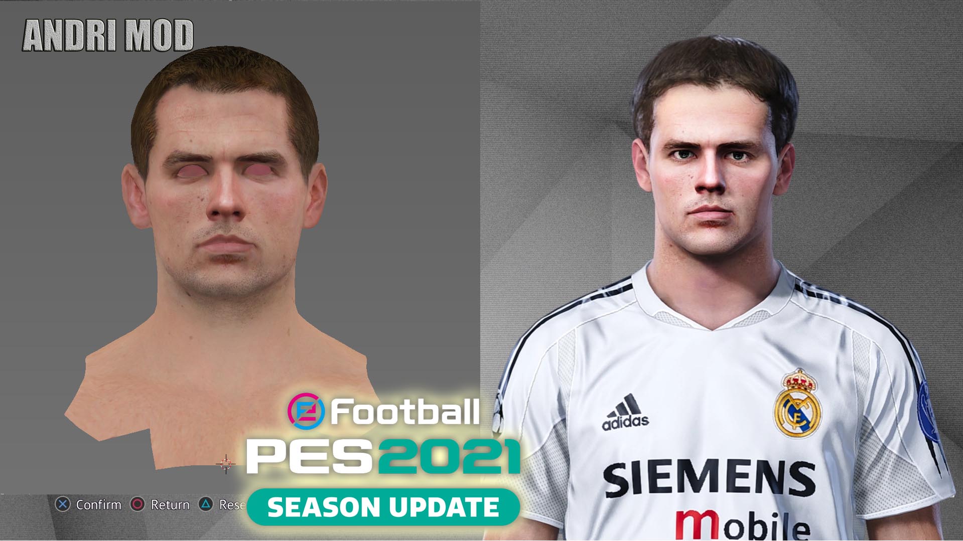 Lazy Life PES 2021 DOWNLOAD FACE OWEN (CONVERT FIFA 21 TEXTURE)
