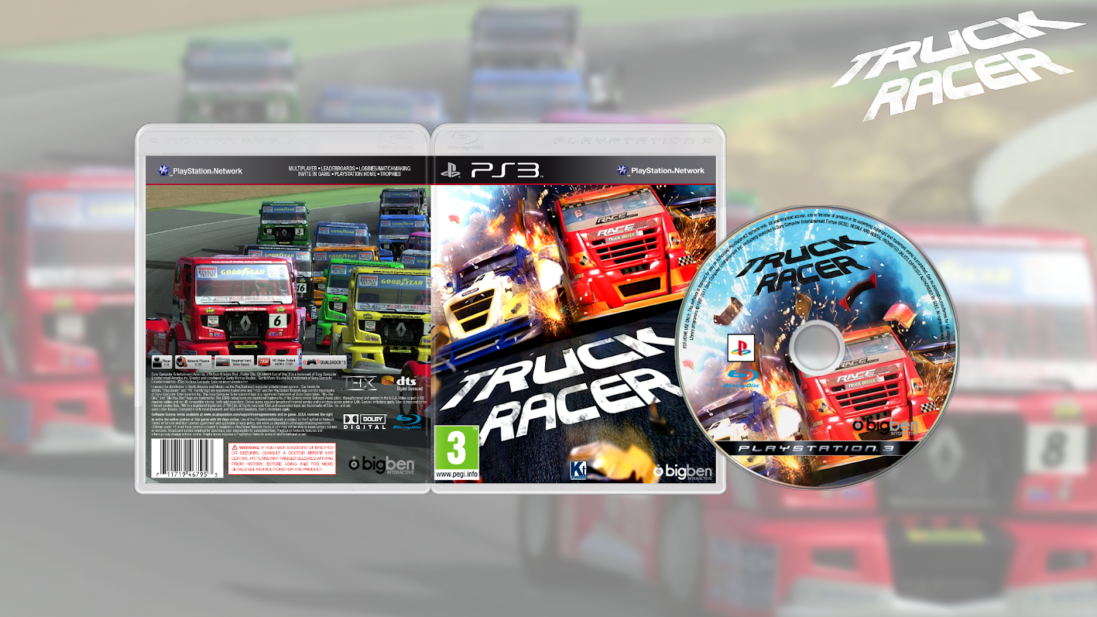 GODDY GAMES TRUCK RACER PS3 BLES