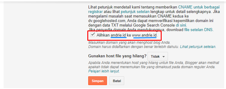 Pengalihan Domain Non WWW ke Domain WWW Pengalihan Domain Non WWW ke Domain WWW