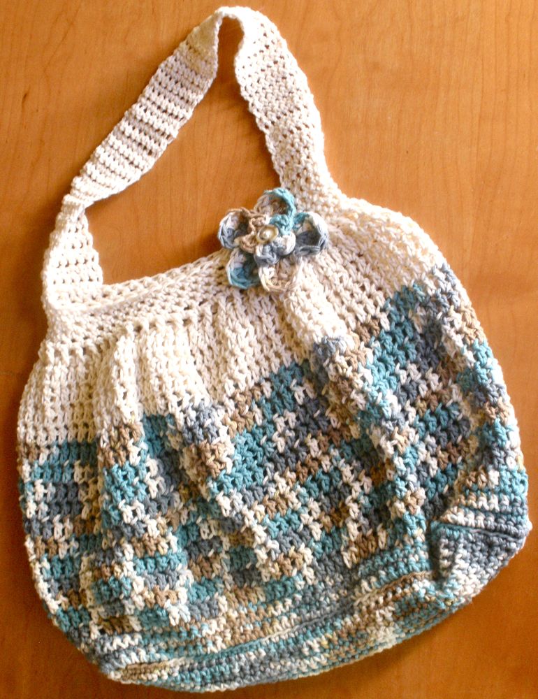 Sarahndipities ~ fortunate handmade finds: Things to Make: Free Crochet Hobo Bag Pattern