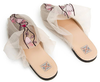 Shoeography: Shoe of the Day: RxBShoes Floral Mesh Mules