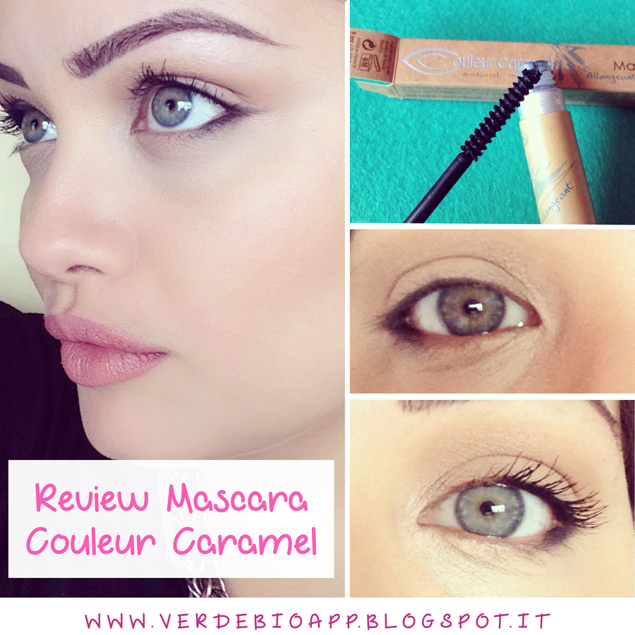 Review Mascara Couleur Caramel Allungante Mini Video Applicazione Verdebio