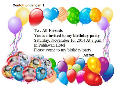 Invitation Text : Pengertian, Tujuan, dan Struktur Teks Invitation