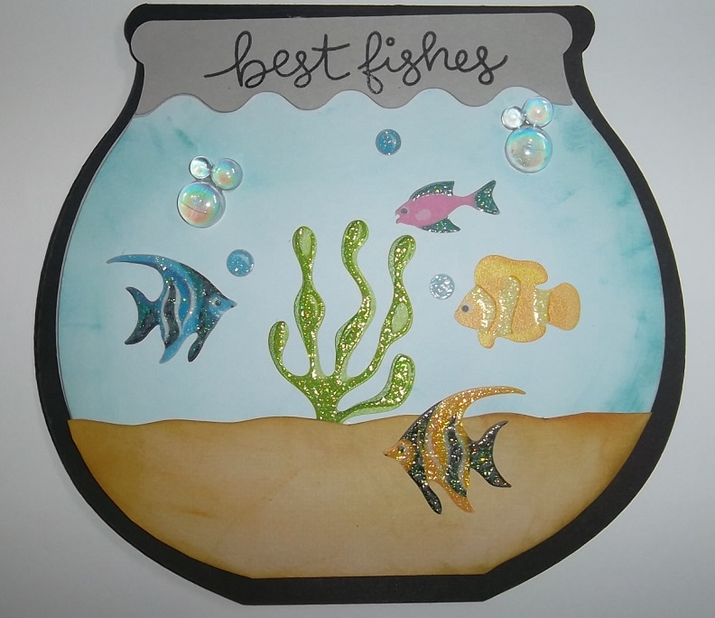 Cricut Fun! A Fish Bowl Card