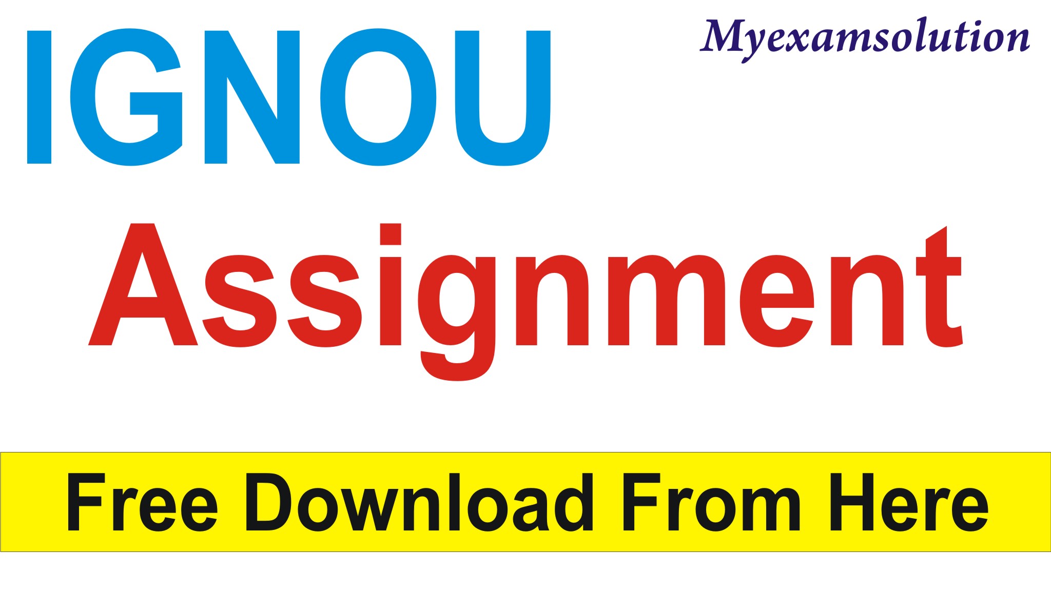 ignou solved assignment 2020 free download pdf