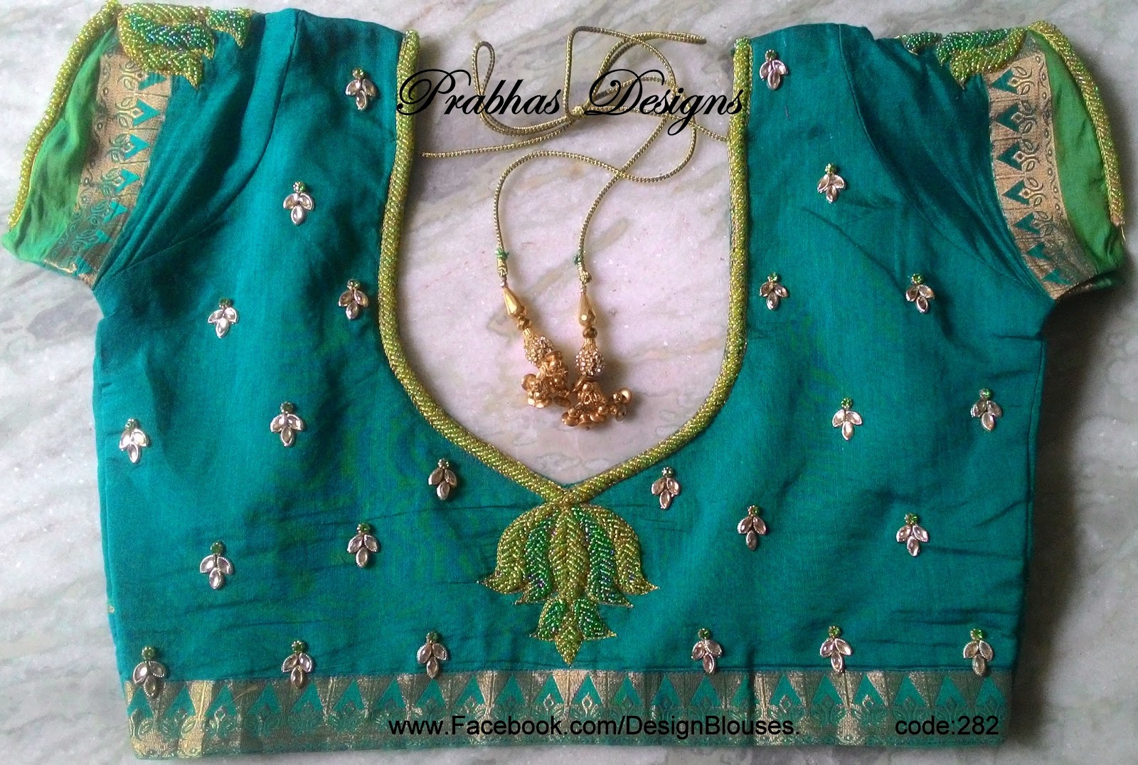 Aari Embroidery classes by Prabhas Designs Aari Embroidery Blouses