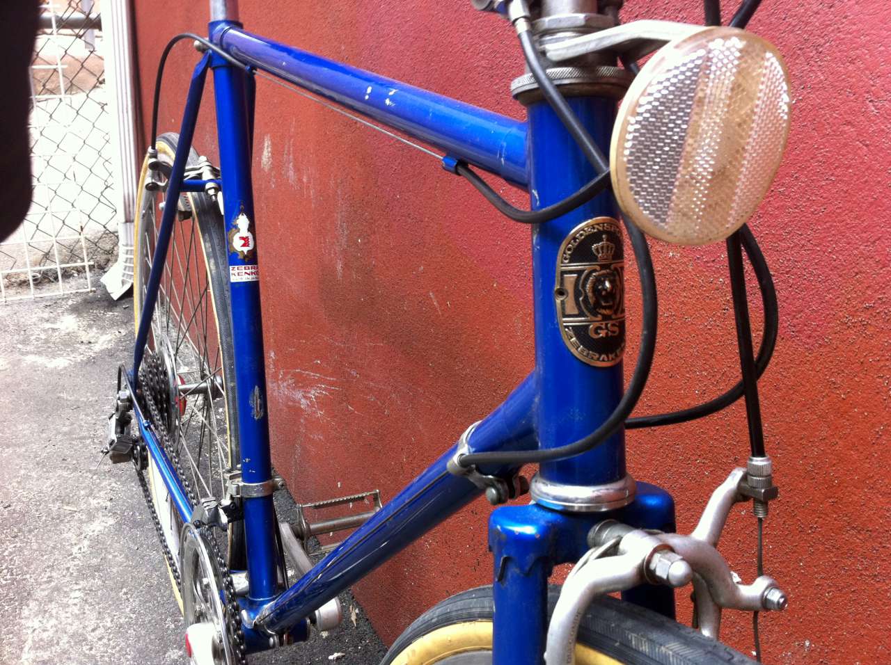 Bike Boom refurbished bikes Late 70's or Early 80's Zebrakenko blue sky