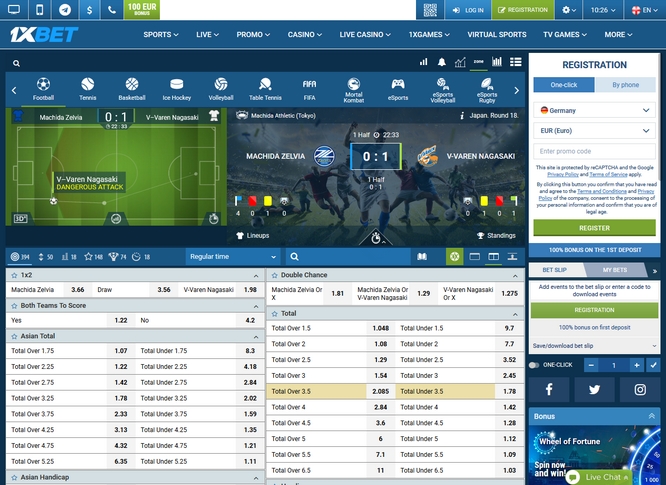 1xBet Live Betting 1xBet Live Bets