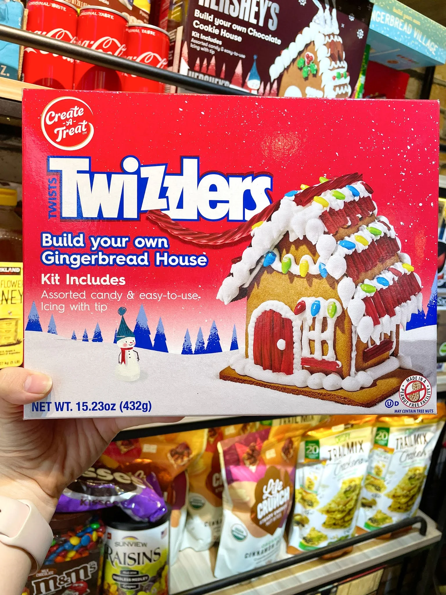 Bánh Cookies Kit Create A Treat Twizzlers Gingerbread House Hàng Mỹ