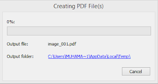 proses creating pdf file