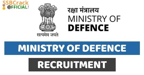 Ministry Of Defence Recruitment 2020 Appy Now  SSBCrack Official