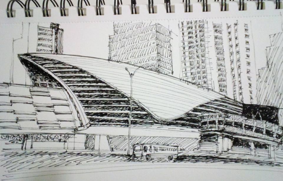The Pen and Ink Rendering | Sketch like an Architect