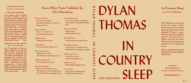 Do not go gentle into that good night est publié dans le recueil In country sleep de Dylan Thomas