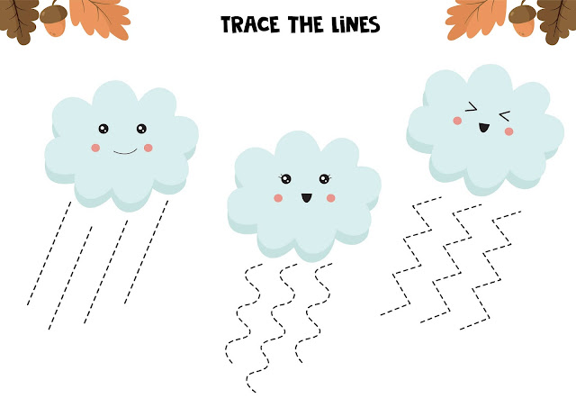 tracing lines worksheet