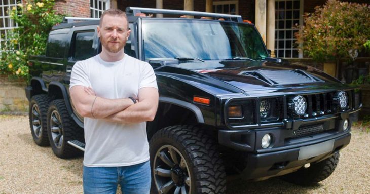 He turned his 'Hummer 2' into an imposing and monstrous