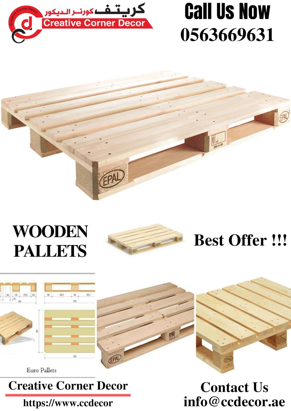 Wooden Pallets Suppliers in Dubai, Abu Dhabi, Sharjah September 2019