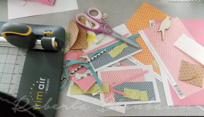 How to make craft leftovers cards 
