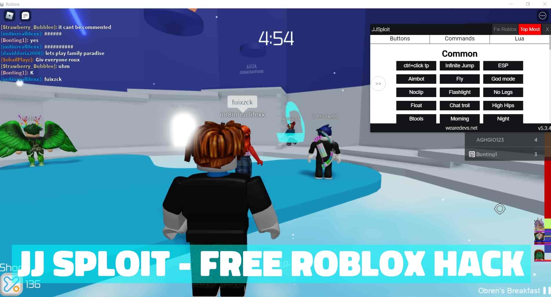[Latest] JJSploit - Roblox Free Hacks, Working Exploit for Roblox