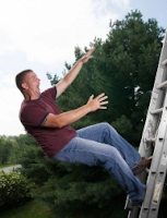 Tasks that require the use of a ladder should be left to a professional