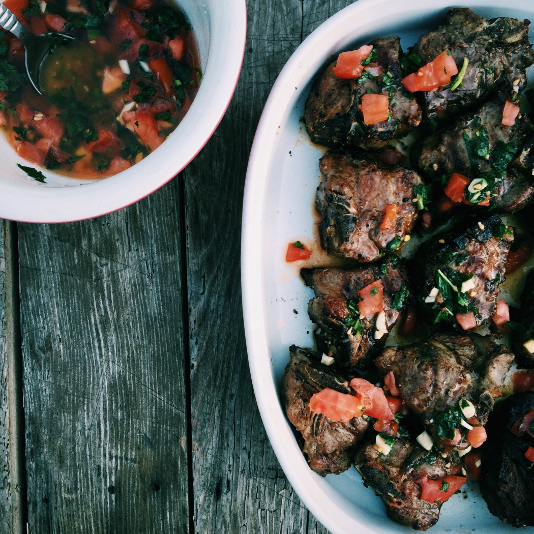 Grilled Lamb Chops with Ammoglio Sauce Savoring Italy