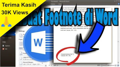 cara membuat catatan kaki di word 2010