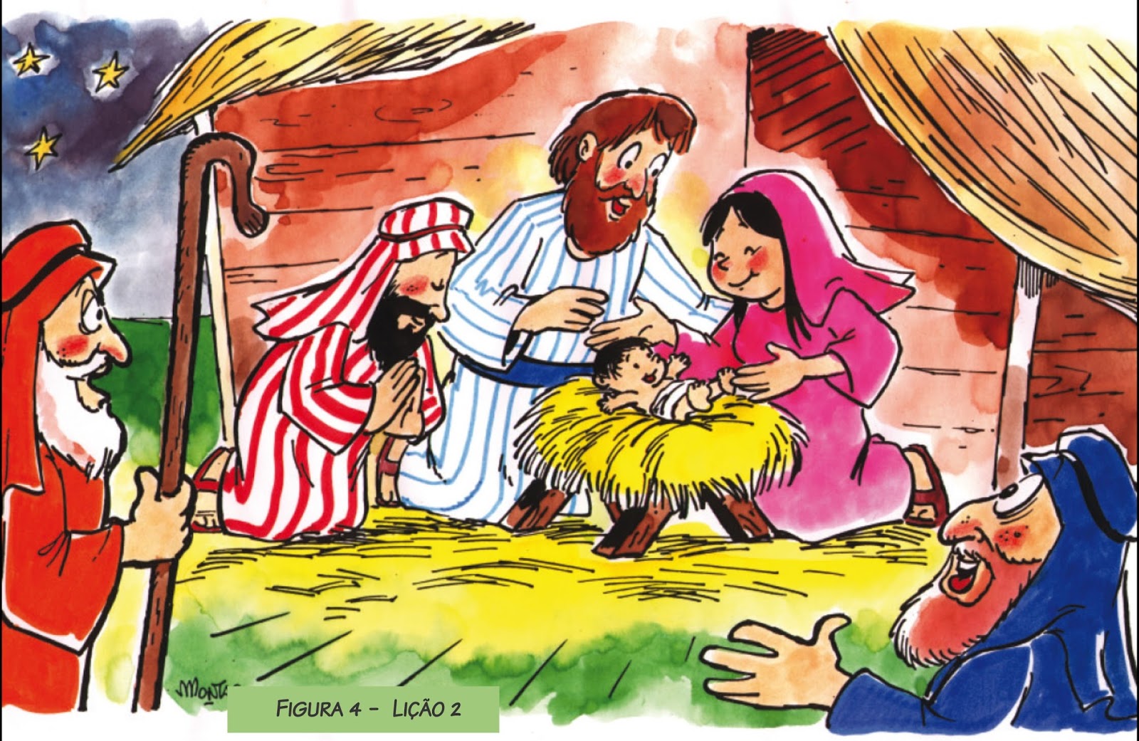 Ministério Água Viva Kids : Estudo para Célula de Criança - Jesus Nasceu