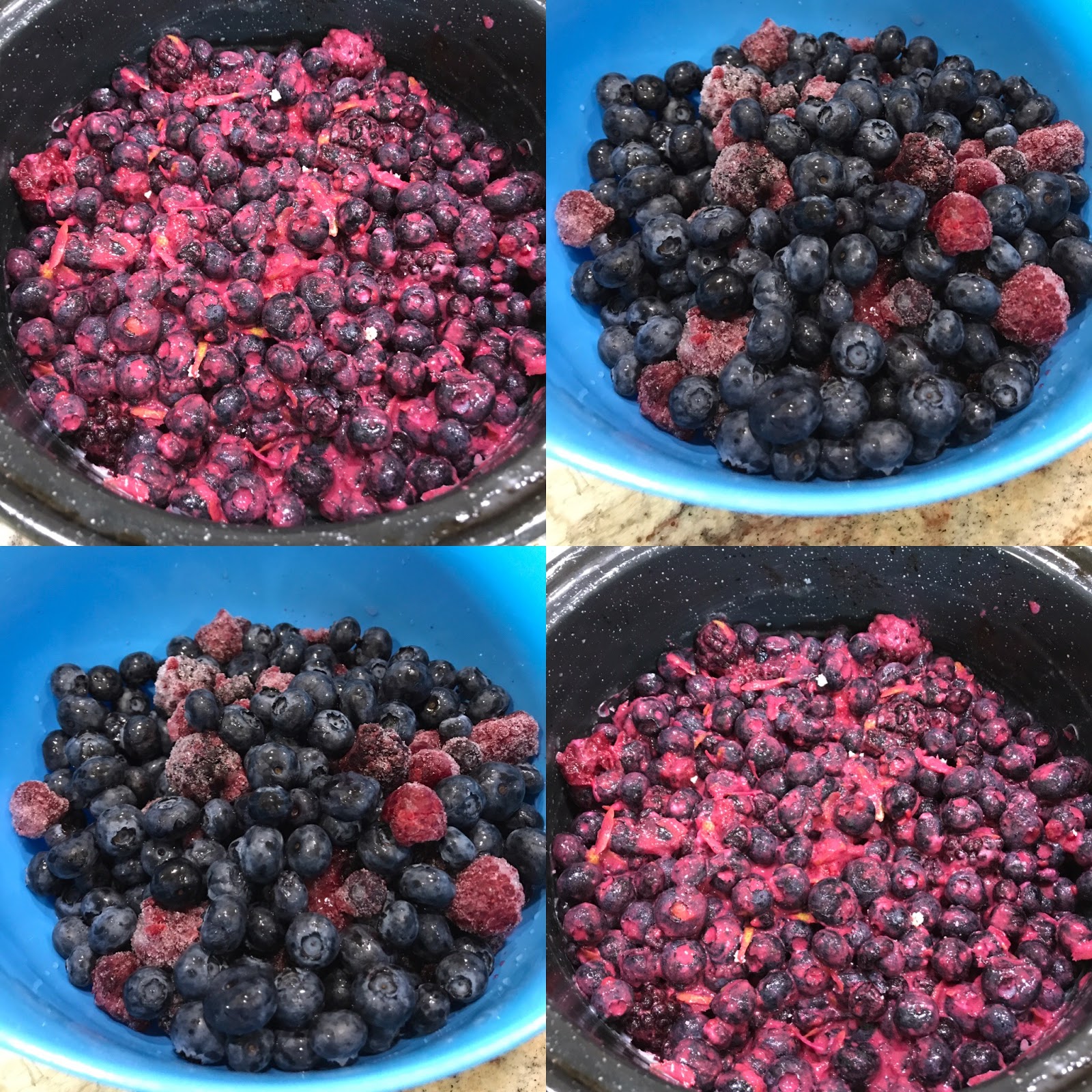 LIFE IS GOOD BLUEBERRY CRISP ON THE BBQ