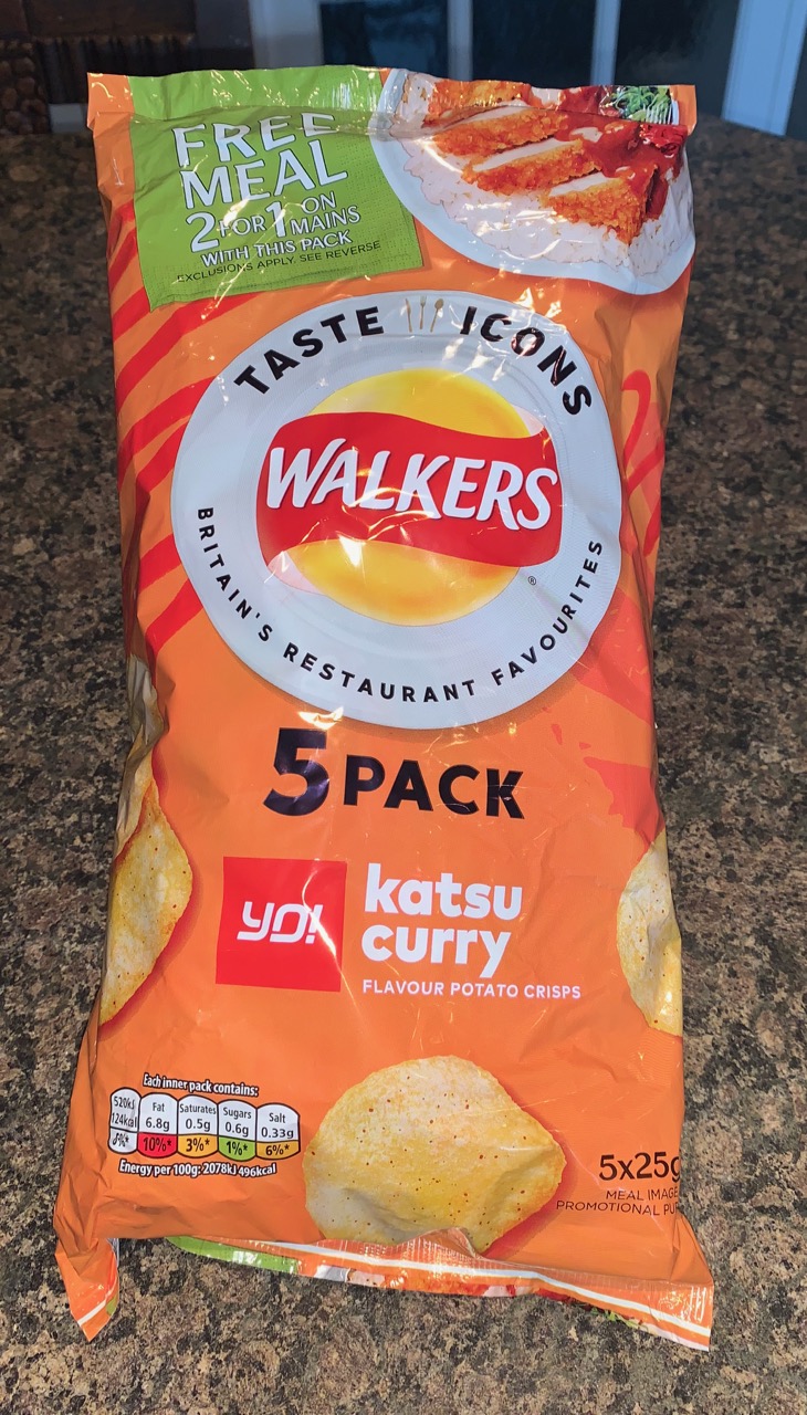 FOODSTUFF FINDS Walkers Katsu Curry Crisps (Iceland) By Cinabar