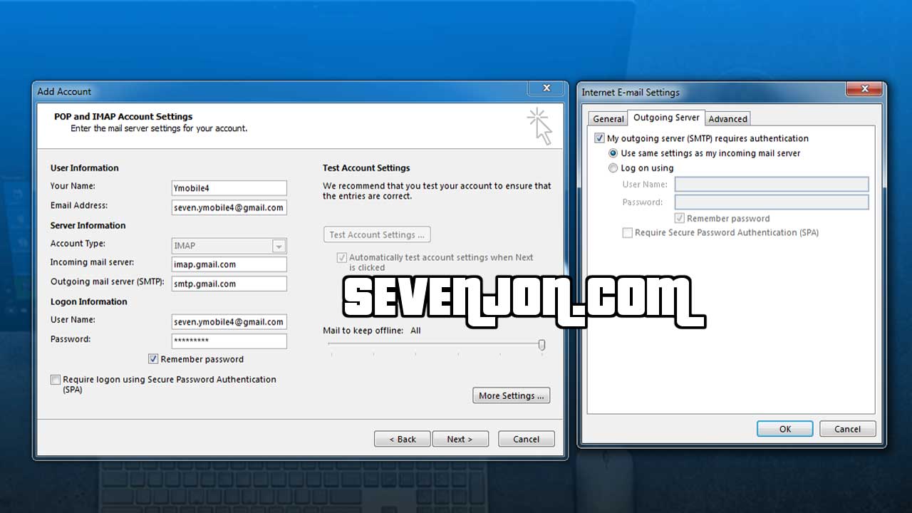 Setting Microsoft Office Outlook Step 18