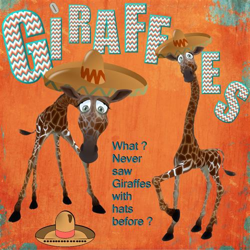 3th one is a funny one : Aug 2015 Giraffes