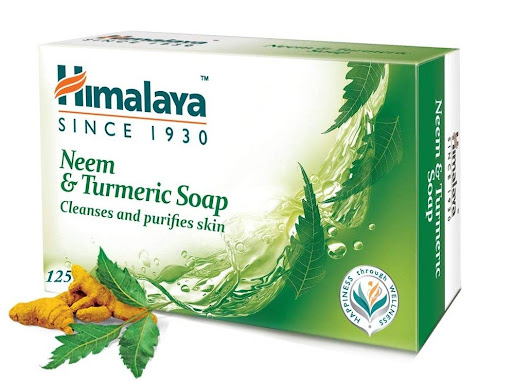 Himalaya Neem and Turmeric Soap.