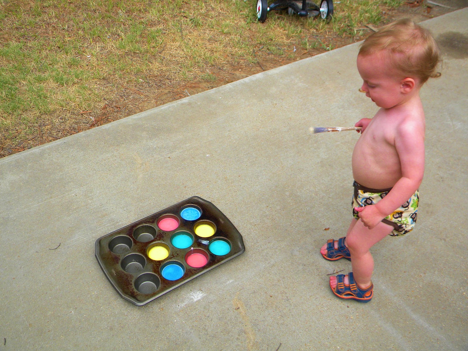 Where Joy Is : Sidewalk Paint