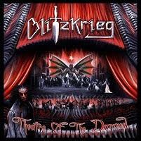 pochette BLITZKRIEG theatre of the damned, réédition 2021