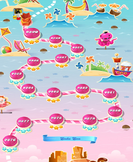 Candy Crush Saga level 9876-9890 Candy Crush Saga level 9876-9890