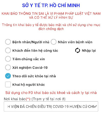 Hướng dẫn cách F0 tự khai báo y tế tại nhà 1