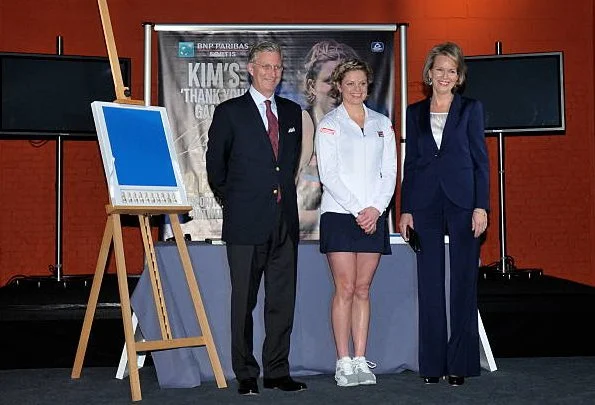 Crown Prince Philippe and Crown Princess Mathilde come to support Kim Clijsters at the Kim Thank You Games