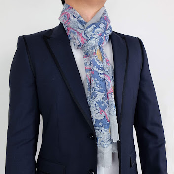 Colorful Men's Summer Scarf