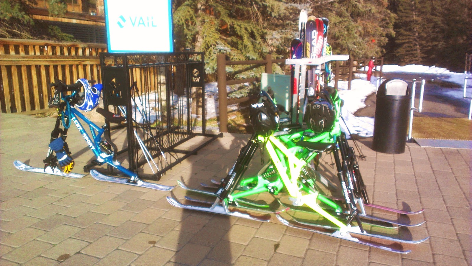 A Colorado Skibiker Goes Skibiking Lenz Sport Skibikes hit up Vail and