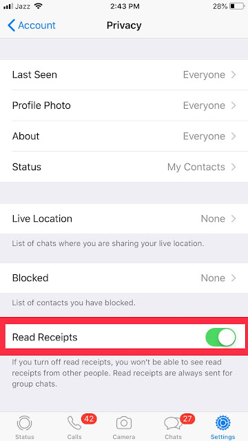 How To Disable WhatsApp Blue Ticks