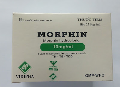Thuốc tiêm morphin hydroclorid 10mg/ ml của Vidipha