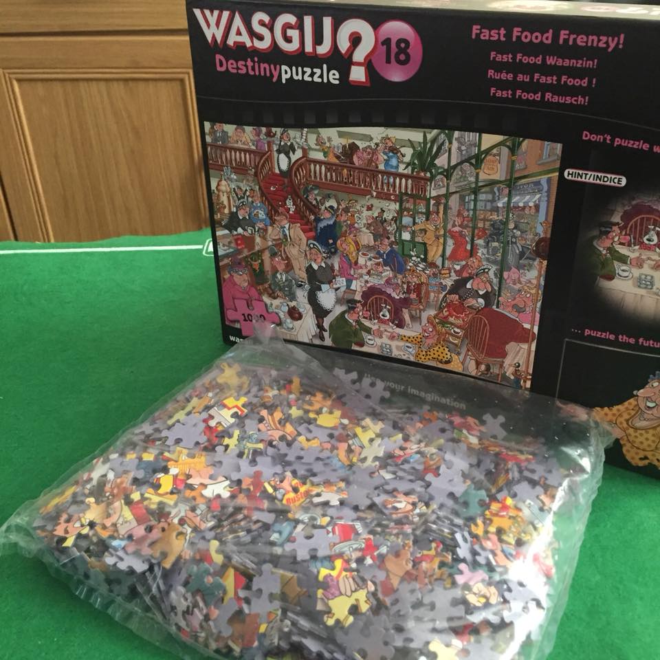 My first Wasgij puzzle