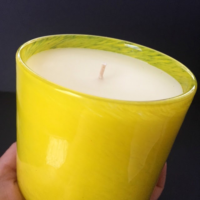 LAFCO New York Daffodil Guest Room Candle, Sea & Dune Reparative Hand
