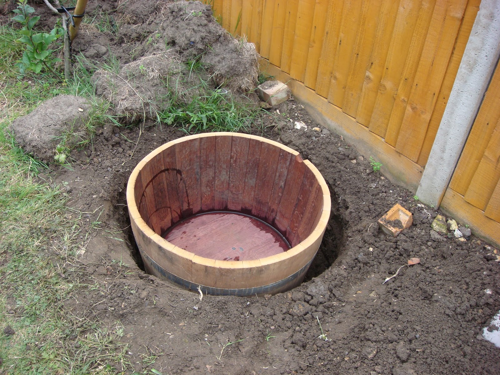 Veg patch from scratch How to make a wildlife barrel pond