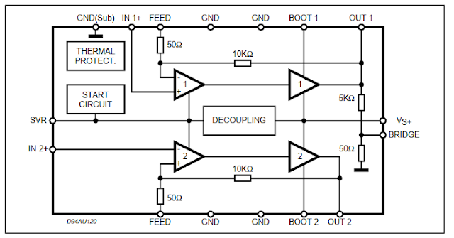 Tea2025b Bridge Circuit Diagram