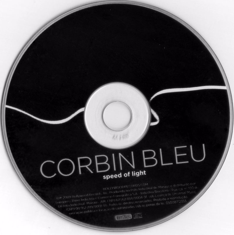 Encarte Corbin Bleu Speed of Light Encartes Pop