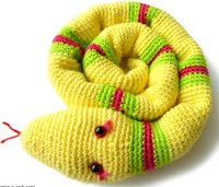 PATRON GRATIS SERPIENTE AMIGURUMI 524