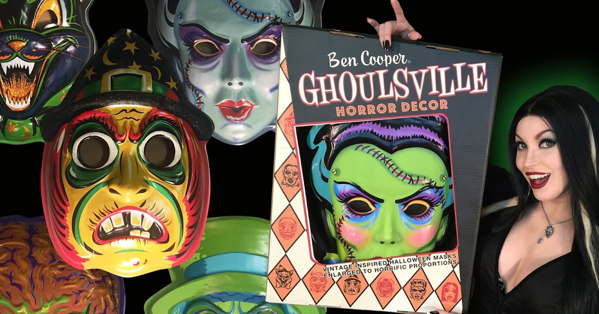 Ghoulsville Horror Decor Masks - Series 3 | Blood Curdling Blog of