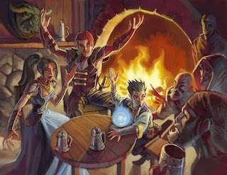 PCs in a tavern