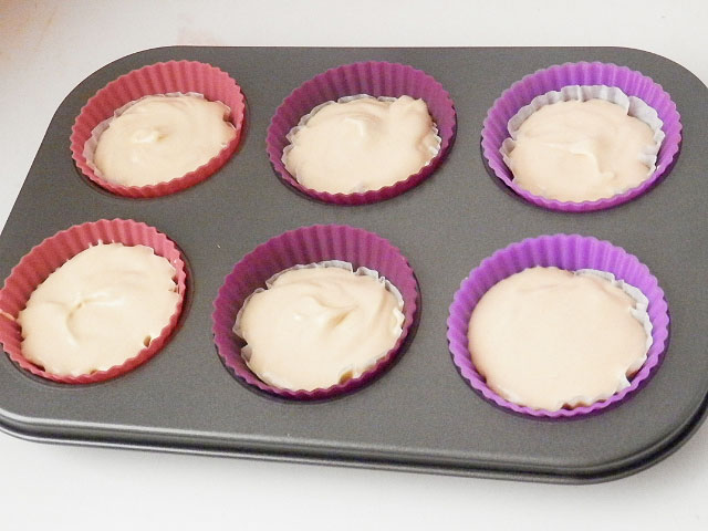  Vanilla Cupcakes ready for the oven