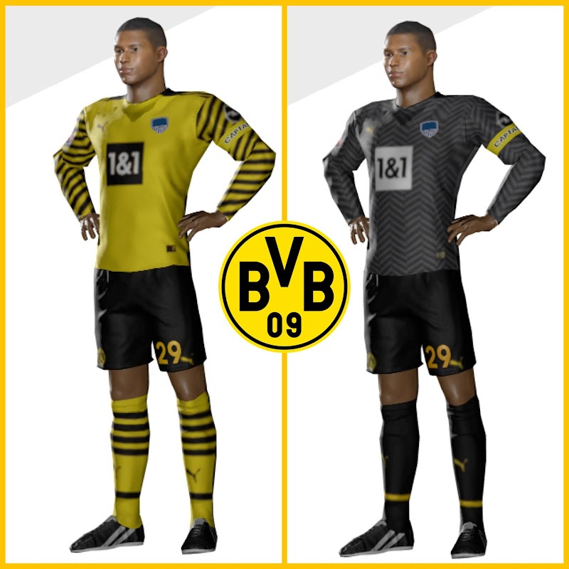 Kit Borussia Dortmund 2022 & Logo Dream League Soccer Kit Dream